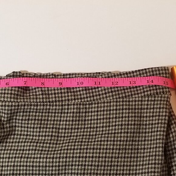 American Eagle Mini skirt Houndstooth Stretch Size Medium - Picture 4 of 5